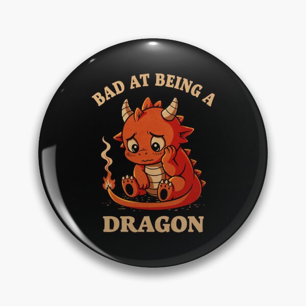 Item preview, Bad at Being a Dragon – Cute Funny Dragon designed and sold by Ankarzh.
