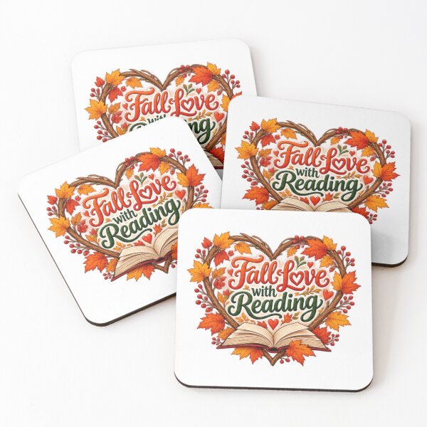 Item preview, Fall In Love With Reading Cozy Autumn Pumpkin Bookworm designed and sold by ArtDesignTp.