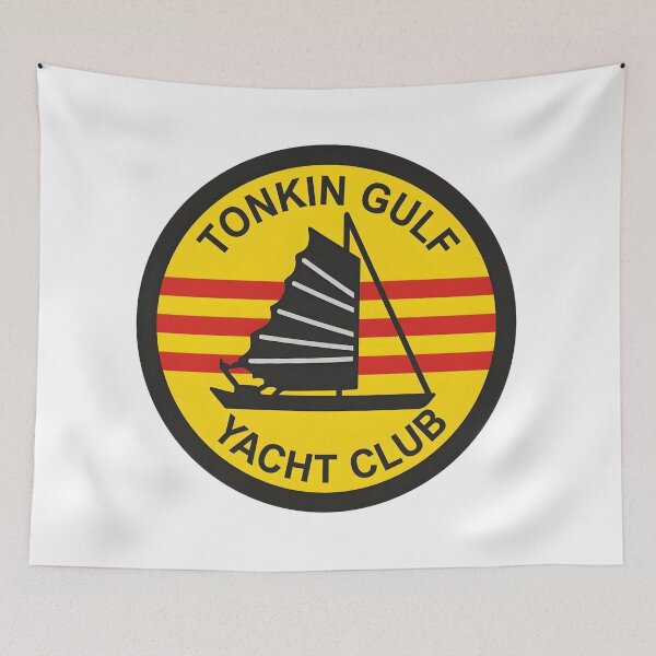 Item preview, Tonkin Gulf Yacht Club Vietnam War Patch designed and sold by CharlieDesings.
