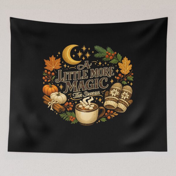 Item preview, A Little More Magic This Season Cozy Autumn Magic Winter Aesthetics designed and sold by MCV-Designs.