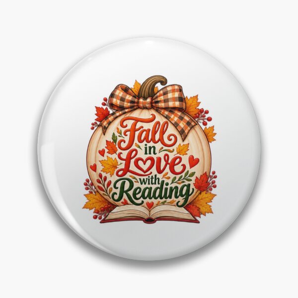 Item preview, Fall In Love With Reading Cozy Pumpkin Book Lover Autumn designed and sold by ArtDesignTp.