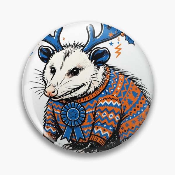 Item preview, Returning Ugly Sweater Champ - Opossum In A Gaudy Sweater designed and sold by TheShopier.