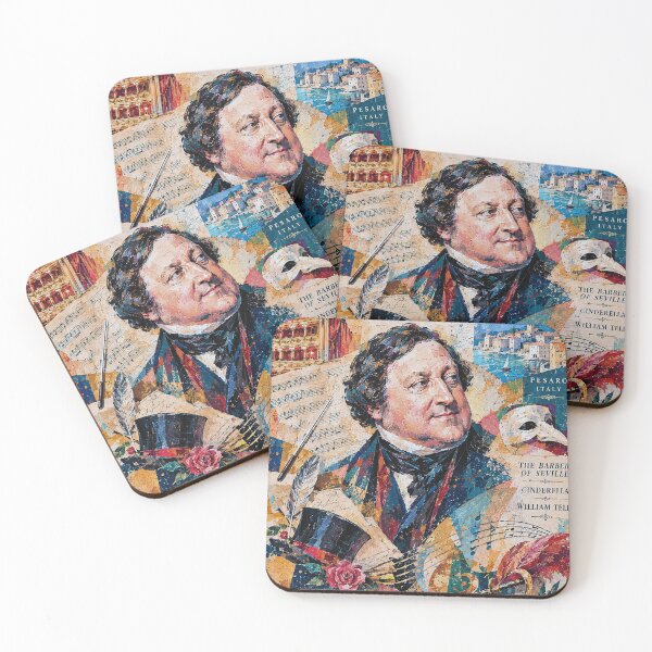 Item preview, Gioachino Rossini Painting – Tribute to the Legendary Opera Composer designed and sold by GalleryKauffeld.