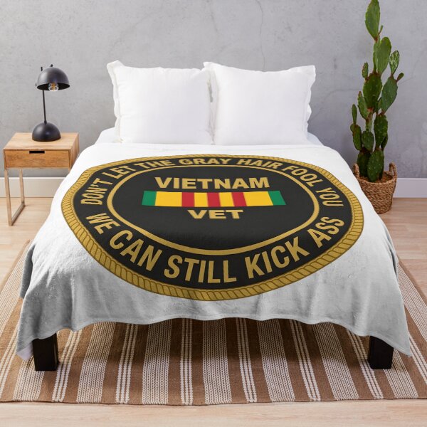 Item preview, Vietnam Vet Don't Let The Gray Hair Fool You Patch designed and sold by CharlieDesings.