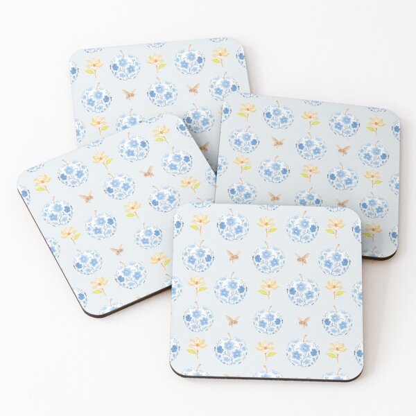 Item preview, Porcelain Orchard - Soft Blue designed and sold by Piret Victoria Studio.