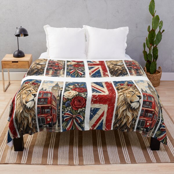 Item preview, British Pride Lion London Bus Union Jack designed and sold by DesignArtist.ia.
