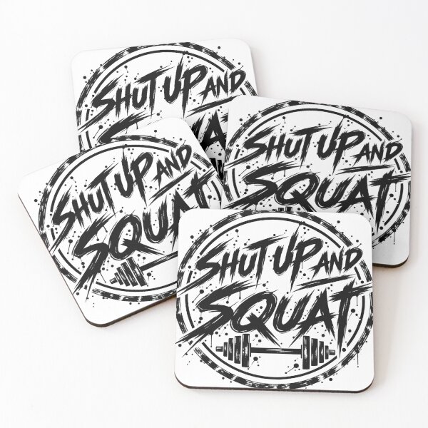 Item preview, Shut Up and Squat Black Grunge Emblem designed and sold by JAZZY-DESIGN.