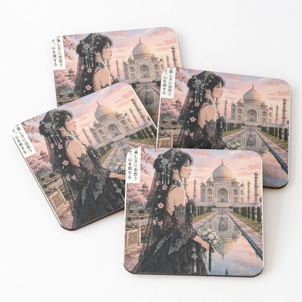 Item preview, India — Taj Mahal — Gothic Romance in Marble designed and sold by DibujandoPorfa.