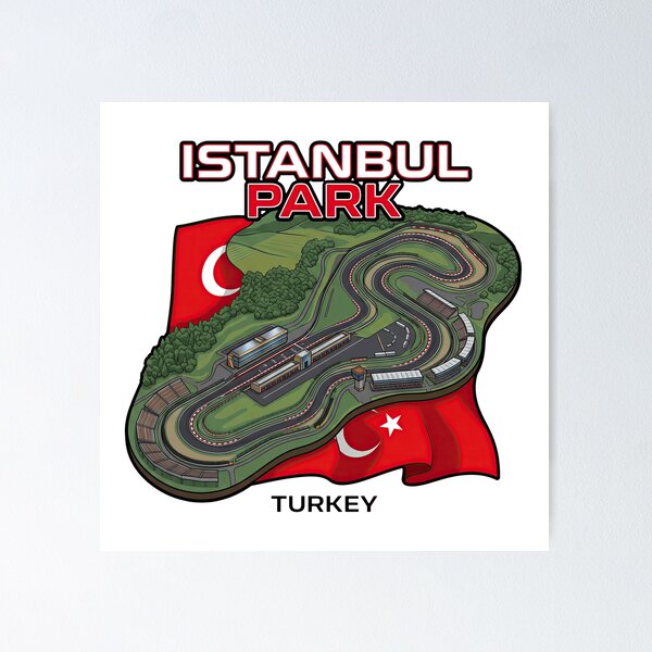 Item preview, Istanbul Park International Racing Circuit designed and sold by enzoade.