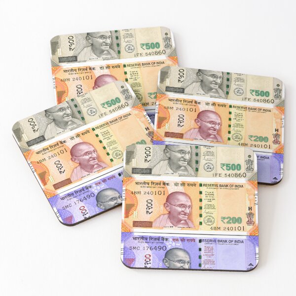 Item preview, Indian Rupees – Mahatma Gandhi Currency Art designed and sold by lexxclothing.