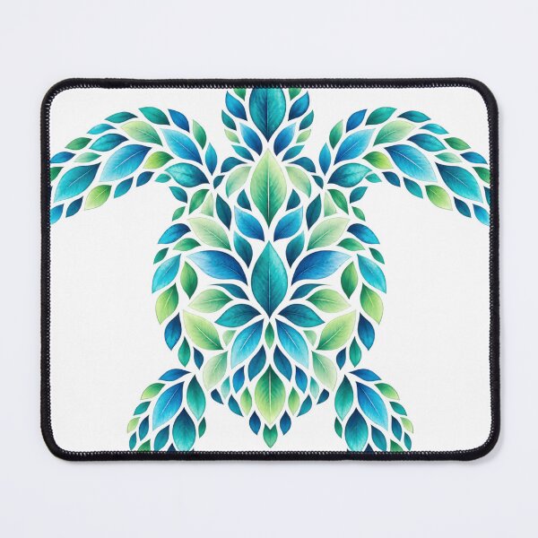 Item preview, Watercolor Leaf Sea Turtle designed and sold by JAZZY-DESIGN.