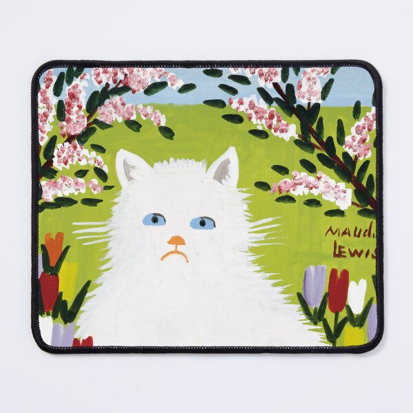 Item preview, Maud Lewis White Cat designed and sold by MelvaReyaz.