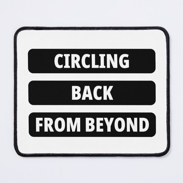 Item preview, Circling Back From Beyond Funny Black Friday Sale Shopping Text Quote Sticker designed and sold by PRIME4YOU.