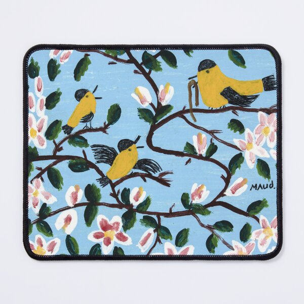 Item preview, Maud Lewis Yellow Birds and Apple Blossoms designed and sold by MelvaReyaz.