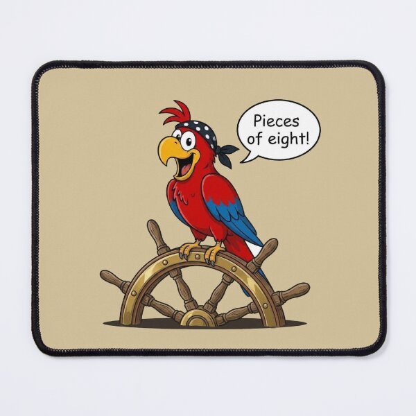 Item preview, Captain Flint the Parrot | Treasure Island "Pieces of Eight!" designed and sold by MischiefFoundry.
