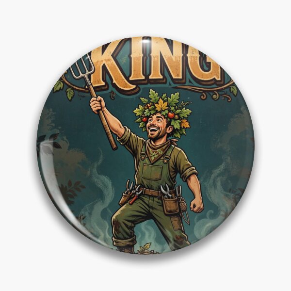 Item preview, Compost King Gardener on a Compost Pile Throne designed and sold by MojoHill.