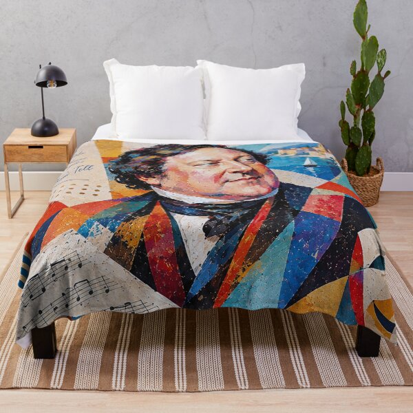 Item preview, Gioachino Rossini Portrait Illustration – Classical Music Legend designed and sold by GalleryKauffeld.