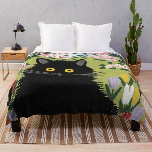 Item preview, Maud Lewis Black Cat designed and sold by MelvaReyaz.