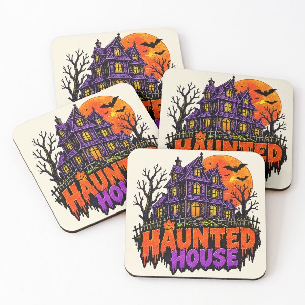 Item preview, Haunted House Retro Vintage Mansion designed and sold by lungpleecha.