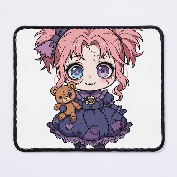 Item preview, Angela Scream Doll Classic Anime Chibi Sticker - Mobile Legends Fan Art designed and sold by Lesley D.