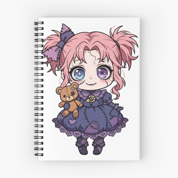 Item preview, Angela Scream Doll Classic Anime Chibi Sticker - Mobile Legends Fan Art designed and sold by Lesley D.