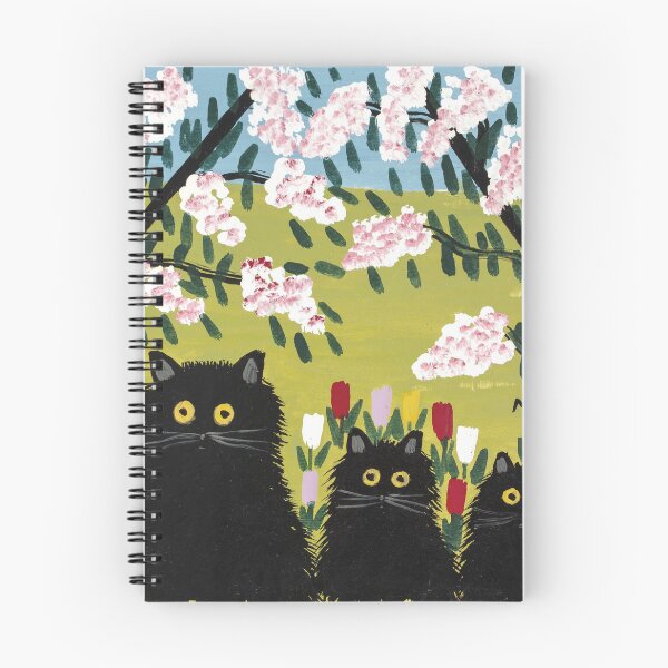 Item preview, Maud Lewis Three Black Cats designed and sold by MelvaReyaz.