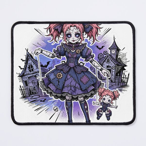 Item preview, Angela Scream Doll Bold Comic Inks Sticker - Mobile Legends Fan Art designed and sold by Lesley D.