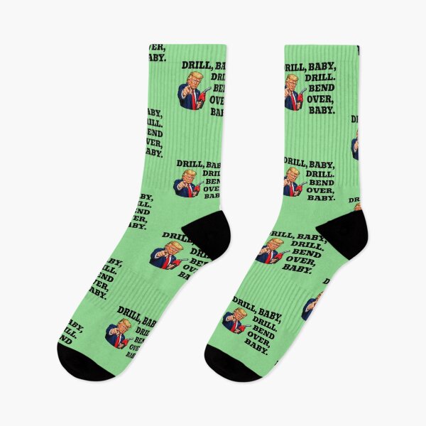 Item preview, Drill Baby Drill Bend Over Baby Political Satire designed and sold by WakeNBake-Tees.