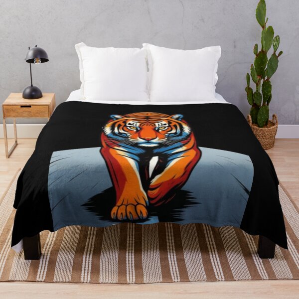 Item preview, Anime Tiger Art – Fierce Manga Style Wild Tiger Illustration designed and sold by JeraiffsonCorner .