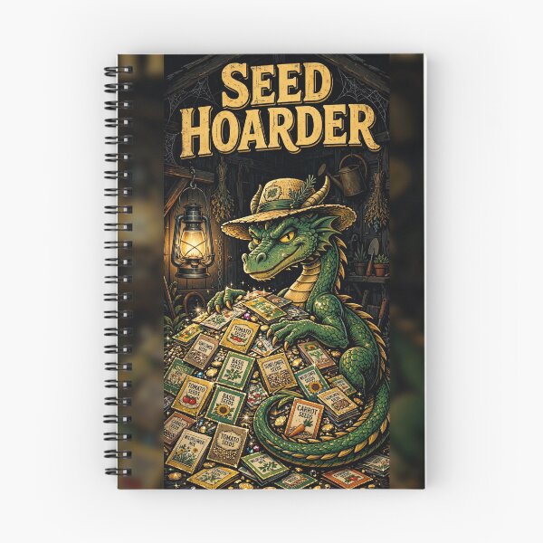 Item preview, Seed Hoarder Dragon Guarding Seed Packets designed and sold by MojoHill.