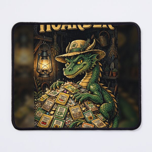 Item preview, Seed Hoarder Dragon Guarding Seed Packets designed and sold by MojoHill.