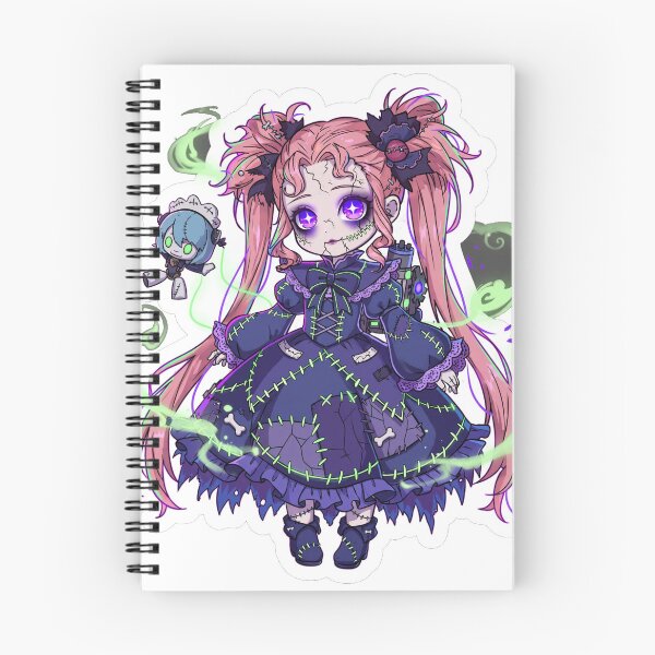 Item preview, Angela Scream Doll Neon Glow Sticker - Mobile Legends Fan Art designed and sold by Lesley D.