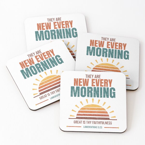 Item preview, New Every Morning Great Is Thy Faithfulness Lamentations 3:23 Sunrise designed and sold by ebocraft.