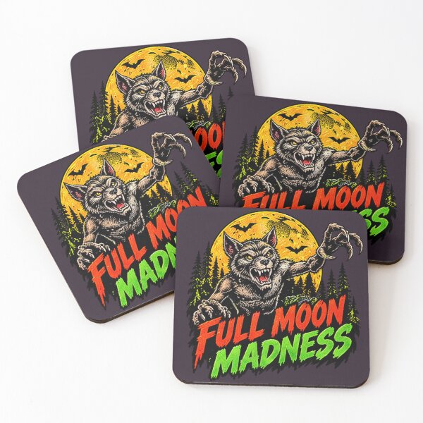 Item preview, Full Moon Madness Retro Werewolf Monster designed and sold by lungpleecha.