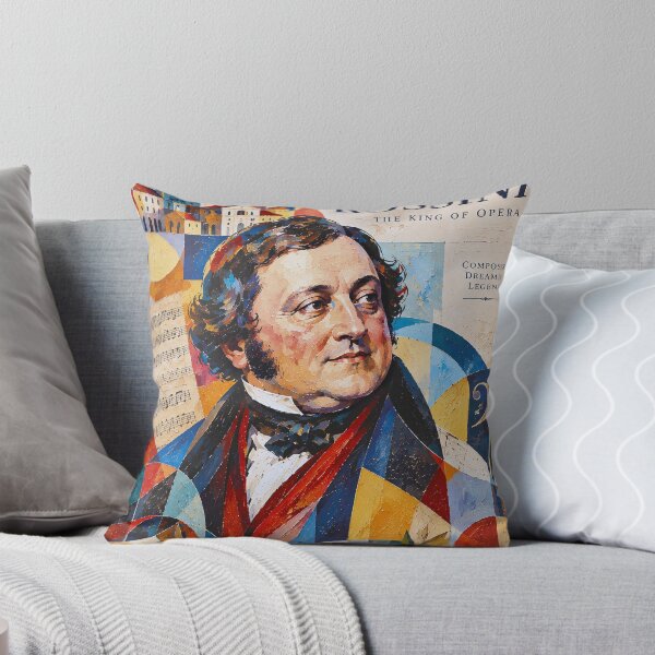 Item preview, Gioachino Rossini Painting – Portrait of the Famous Italian Composer designed and sold by GalleryKauffeld.
