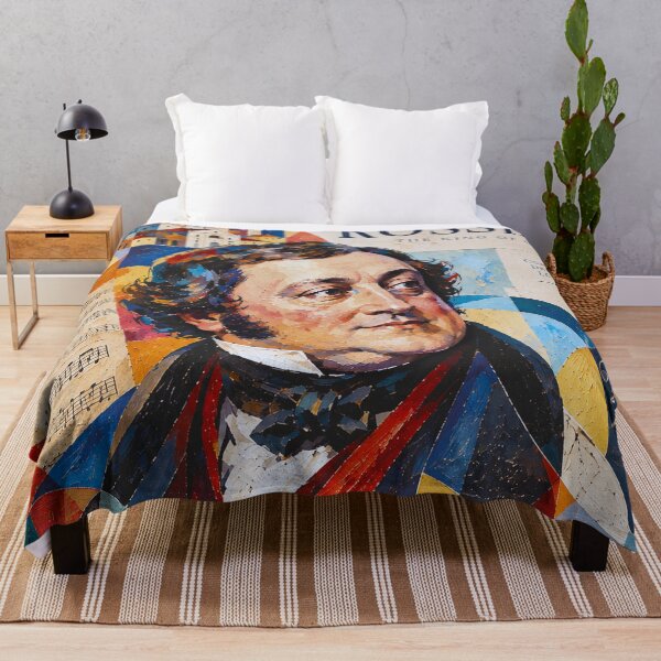 Item preview, Gioachino Rossini Painting – Portrait of the Famous Italian Composer designed and sold by GalleryKauffeld.