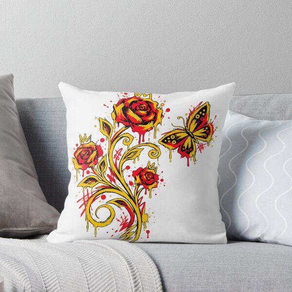 Item preview, Firey Floral Butterfly Art designed and sold by MackandTeez.