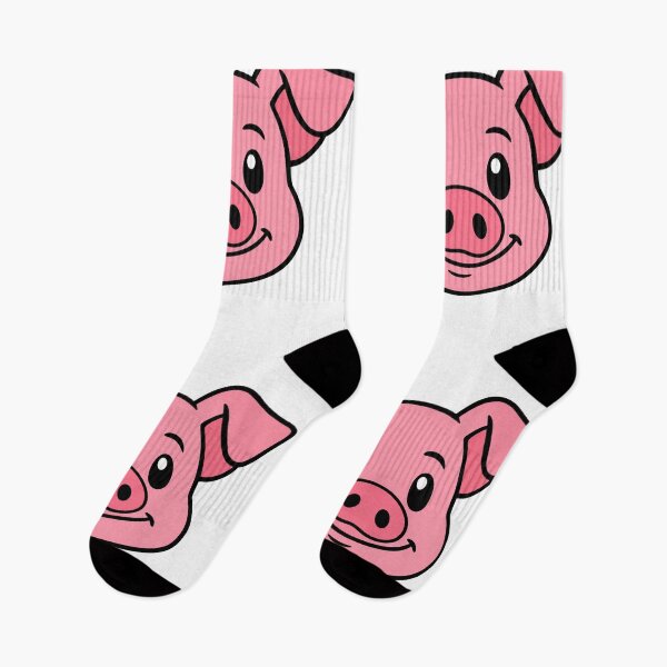 Item preview, Cute Pink Pig Head designed and sold by CraftyUniverse.