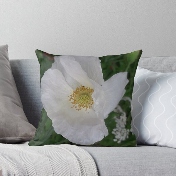 Item preview, White Poppy with Yellow Centre By KABFA Designs designed and sold by Am Fear Liath Mòr Designs.