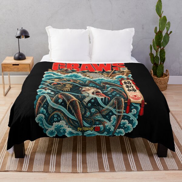 Item preview, Jorogumo Spider Woman Yokai Ukiyo-e Sea Monster Crab Horror Art designed and sold by BRTHRCNK01.