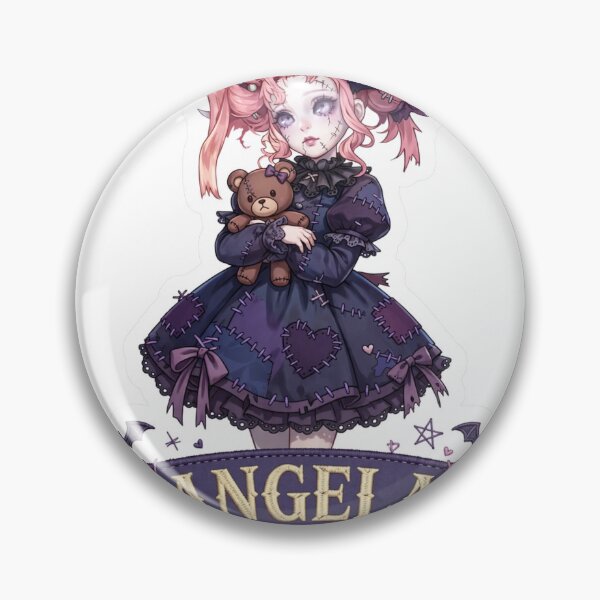 Item preview, Angela Scream Doll Name Banner Showcase Sticker - Mobile Legends Fan Art designed and sold by Lesley D.
