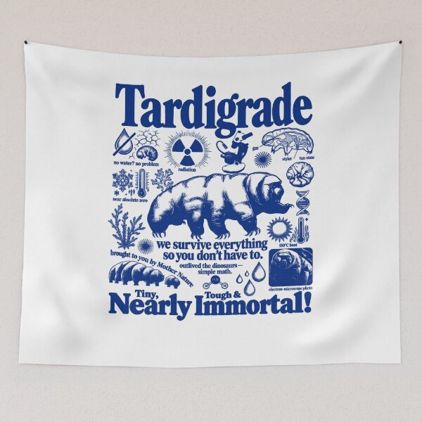 Item preview, Tardigrade Nearly Immortal Science Humor designed and sold by ariannagarci.