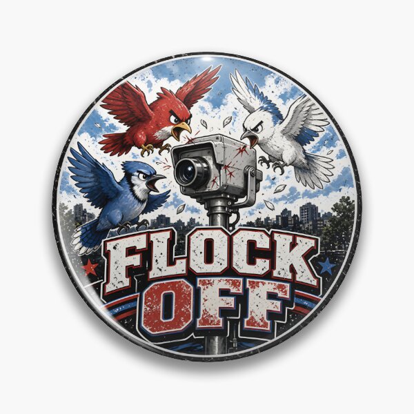 Item preview, Flock Off Funny Bird Pun Design for Nature Lovers and Humor Enthusiasts designed and sold by SunriseProd.