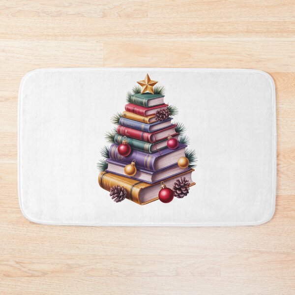 Item preview, Christmas Book Tree Star – Cute Book Lover Holiday Art designed and sold by jkrphoto.