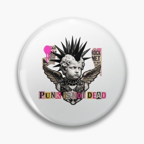 Item preview, Punk Is Not Dead Punk Rock Ransom Note Collage designed and sold by OzzFrequency.