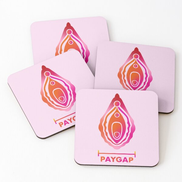 Item preview, Vulva Art in Pink – Feminist Body Positive Illustration designed and sold by Christina Angele Design.