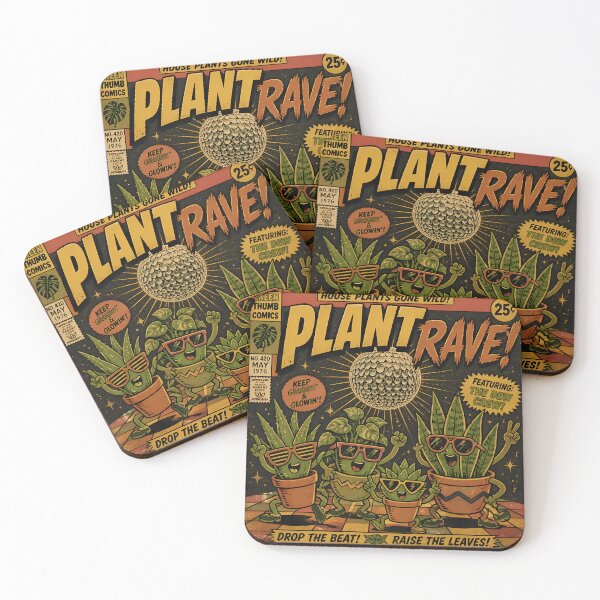 Item preview, Plant Rave! Vintage Comic Book House Plants Retro Art designed and sold by Swizzy2vore.