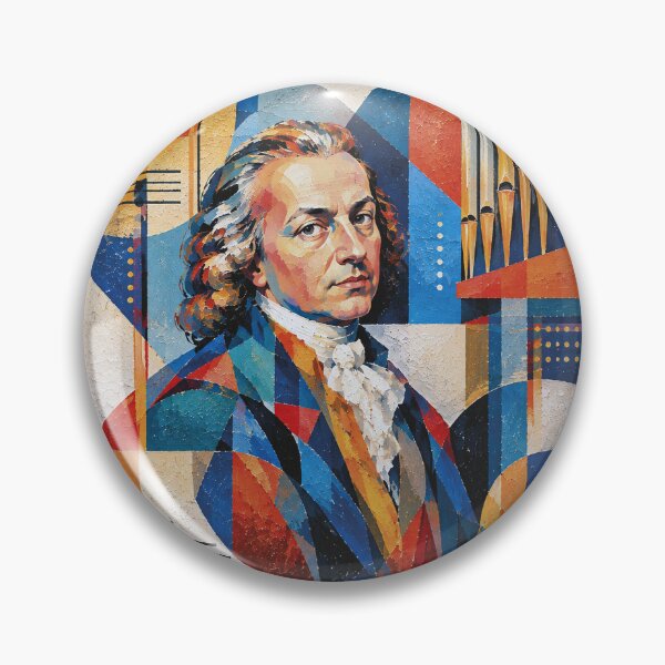 Item preview, Johann Pachelbel Painting – Portrait of the Famous Baroque Composer designed and sold by GalleryKauffeld.
