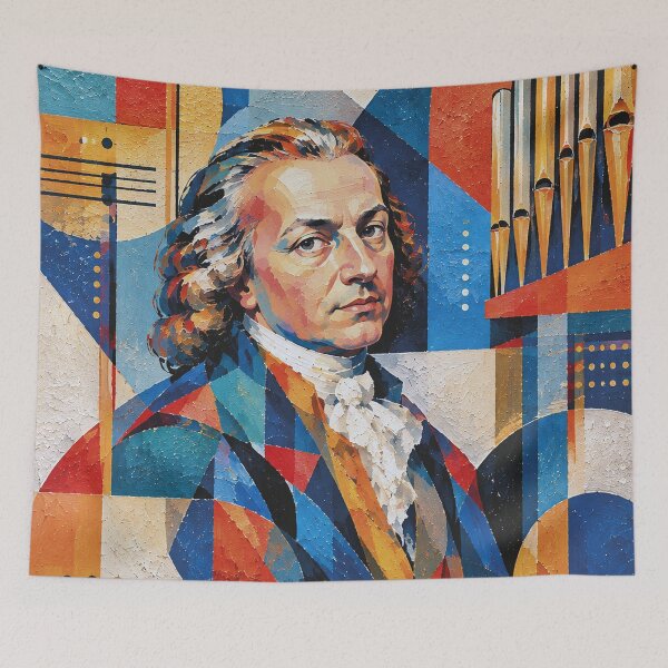 Item preview, Johann Pachelbel Painting – Portrait of the Famous Baroque Composer designed and sold by GalleryKauffeld.