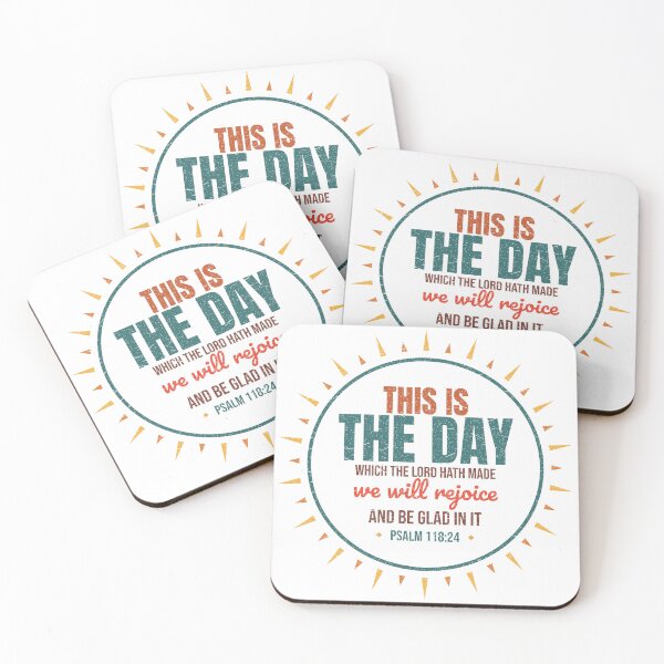 Item preview, This Is the Day the Lord Hath Made Psalm 118:24 Retro Sun Badge designed and sold by ebocraft.